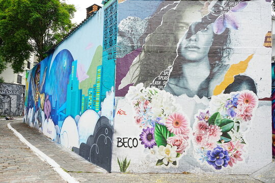 Beco do Batman in Sao Paulo, Brazil - ブラジル サンパウロ ベコ ド バットマン