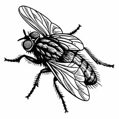Fly Black silhouette