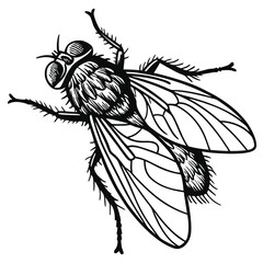 Fly Black silhouette