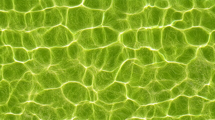 Abstract Green Cell Structure Illustration