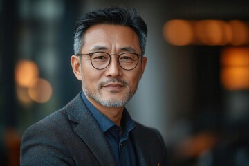 Fototapeta premium asian businessman and salesperson engaged in a focused discussion showcasing partnership and collaboration in a modern office environment with teamwork emphasis