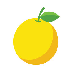 Fresh Yellow Passion Fruit Vector Illustration ? Cartoon, Clipart and Line Art Design.eps