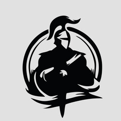 design logo vector icon illustration sparta