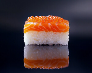 Close-up of a delicious sushi