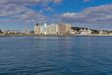 Fototapeta premium 海と街