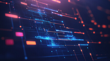 Fototapeta premium AI-powered automated project tracking tools that monitor progress, detect delays, and optimize development workflows.