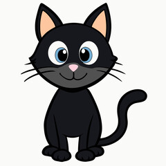 Black kitten.