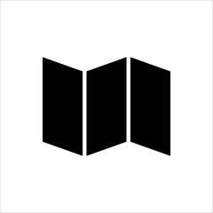 Brochure line icon. For web design. Catalogue, flyer paper, booklet, magazine, letterhead, open book and other polygraph vector illustration.