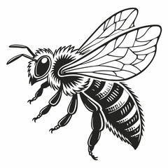 Honeybee Black silhouette