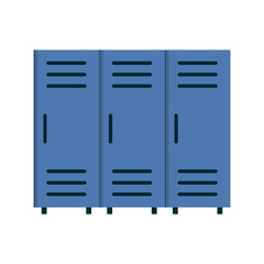 flat design school locker vector icon