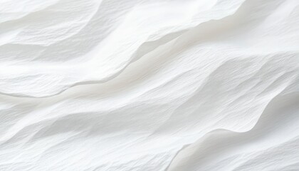 Fototapeta premium Textured White Paper Background Close-Up with Shadows and Depth Details