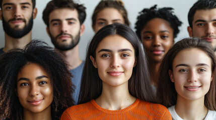 Fototapeta premium AI-powered facial recognition systems for identifying workers and ensuring authorized access in high-security factory zones.AI-powered facial recognition systems for identifying workers and ensuring a