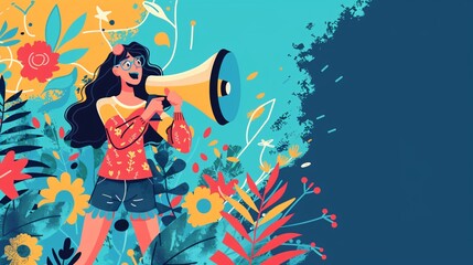 Empowering Social Media Influencer with Megaphone in Post