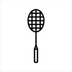 badminton ball icon, sport on white background