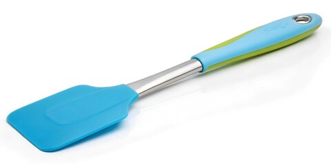 Kitchen spatula on isolated white background.