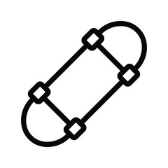 Skateboard Vector Illustration Art for Printable Graphics Design