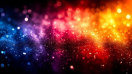 Rainbow Sparkle Mist AI-Generated Photography Background