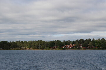 Rote Schwedenhäuser