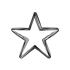 star isolated on white