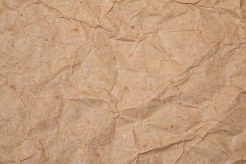 Fototapeta premium Crumpled Sepia Paperboard