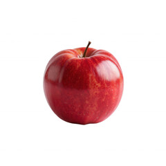 Fresh Red Apple on White Background