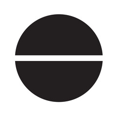 Prohibited circle icon with bold lines, symbolizing restriction or no entry.
