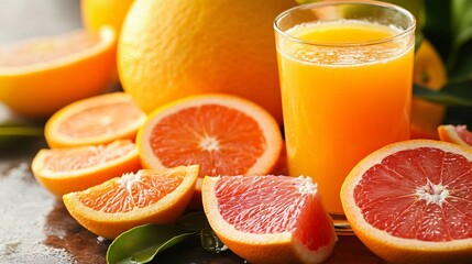 Squeezing fresh citrus fruits kitchen counter food photography bright environment close-up view healthy concept
