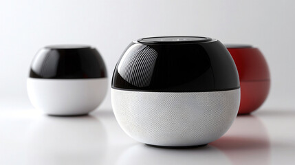 AI-powered smart speakers that offer personalized music playlists, control home devices, and integrate with other smart home technologies.
