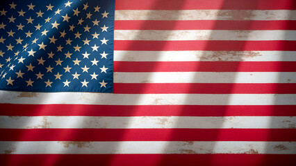 Fototapeta premium an american flag design created with ai.
