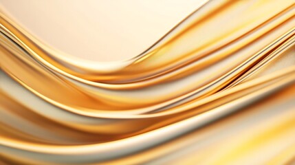 Smooth Floating Abstract Dimensional Forms with Luminous Light Reflections