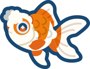 かわいい金魚（竜眼花房）