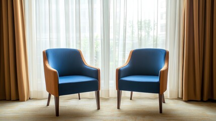 A Banner Featuring Two Chairs