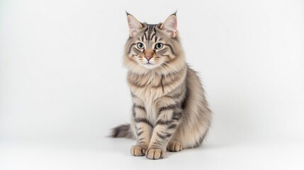 Maine Coon Cat Portrait