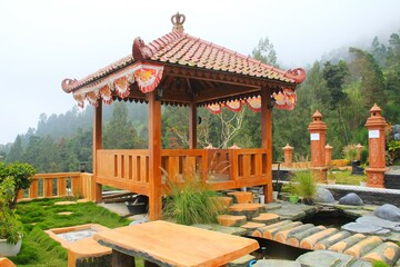 Obraz premium pavilion in the park