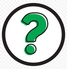 Question mark icon, Question mark sign and symbol vector Design. eps 10.