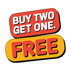 Buy Two Get One Free Promotional Offer