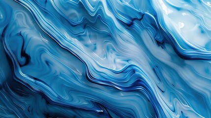 Obraz premium azure blue seamless pattern wallpaper