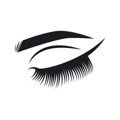 eyelashes icon vektor