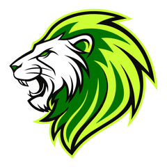 lion head vector