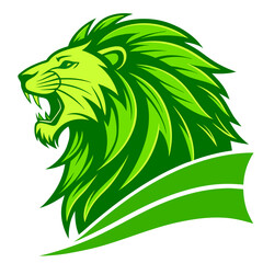 lion head vector illustration