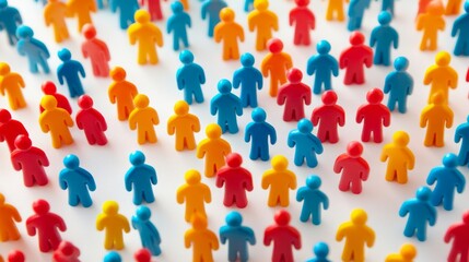 Vibrant Distancing Signage with Colorful Figures