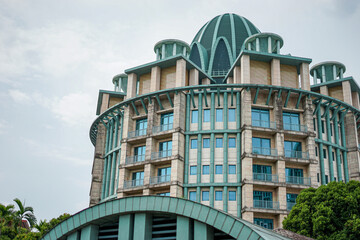 Obraz premium Singapore, Asia, a tall building