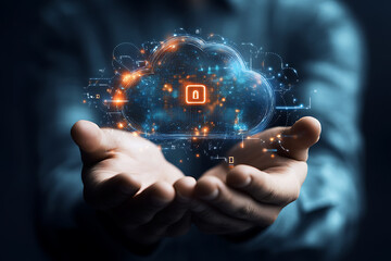 Cloud Computing Technology Digital Art