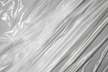 Obraz premium White plastic wrap creating a soft, uniform background.