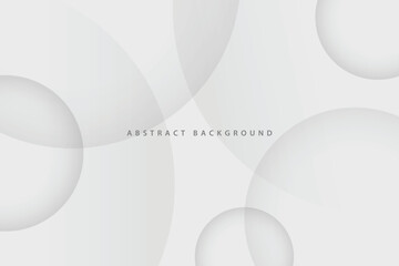 gray abstract background with simple transparent circle shadow shape vector eps10	