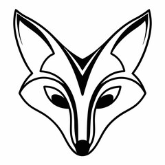 fox head silhouette