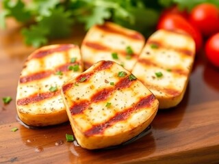 Halloumi originates from Cyprus: A cheese that can be grilled or fried.