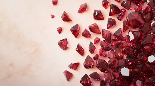 Beautiful stone background wallpaper with red garnet