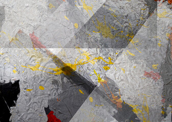 Fototapeta premium Grunge abstract background textured paper with watercolors