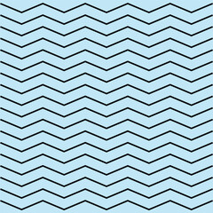 A vector drawing with a straight, rigid zigzag pattern